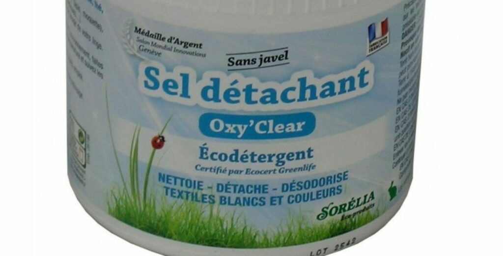 Sel détachant écologique